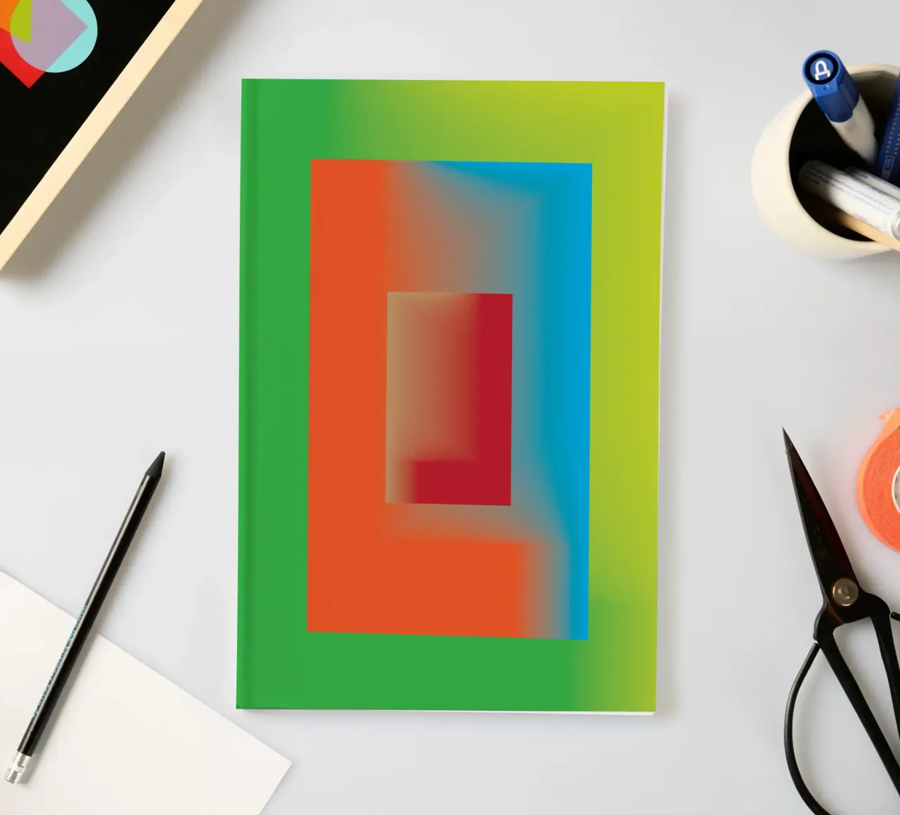 windows rectangle gradiation notebook by Plumpz