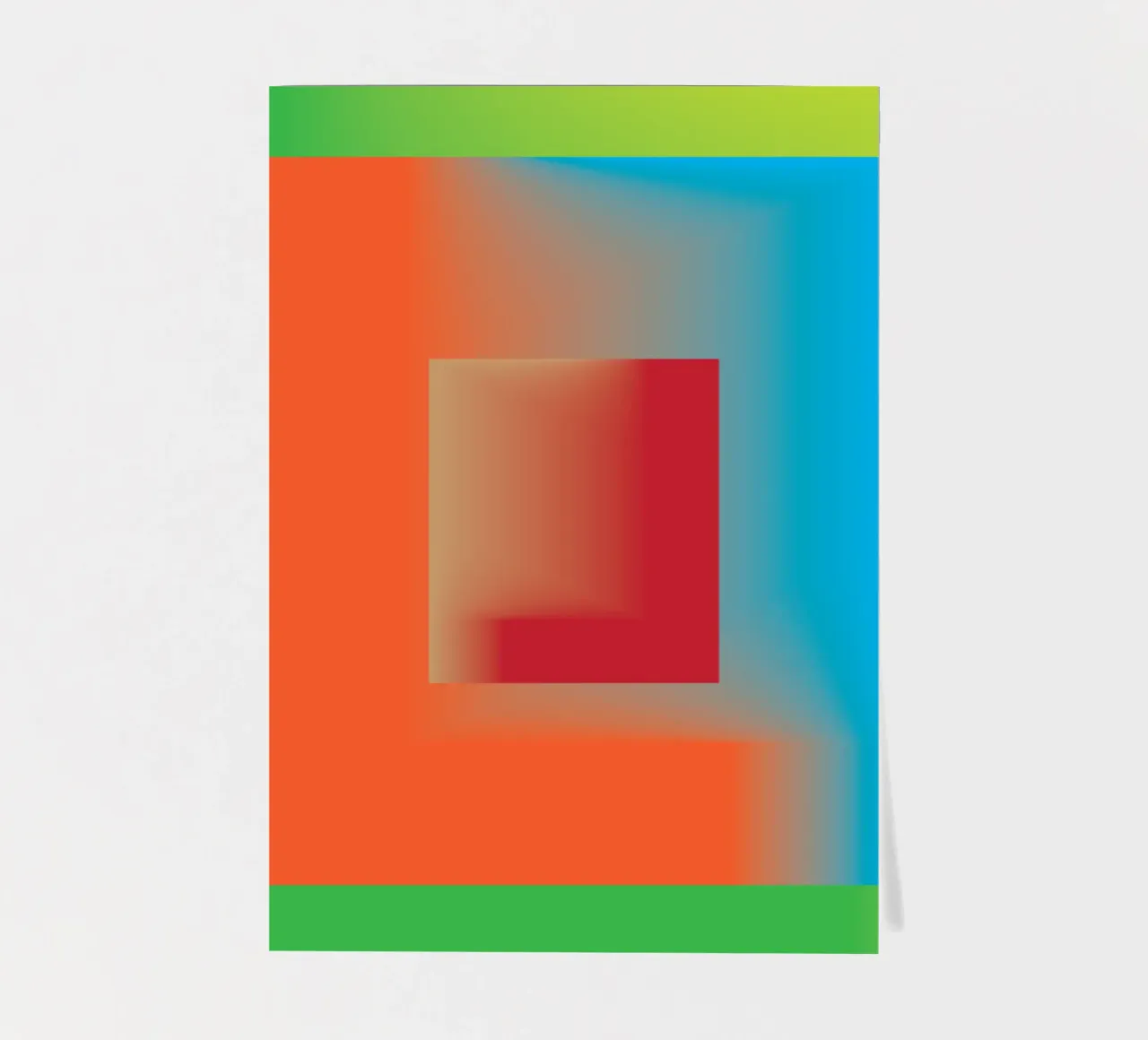 windows rectangle gradiation sticker sheet by Plumpz