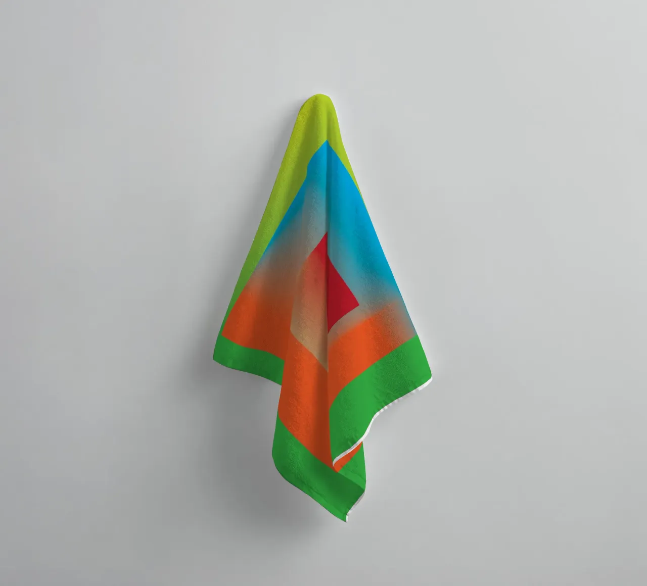 windows rectangle gradiation towel by Plumpz