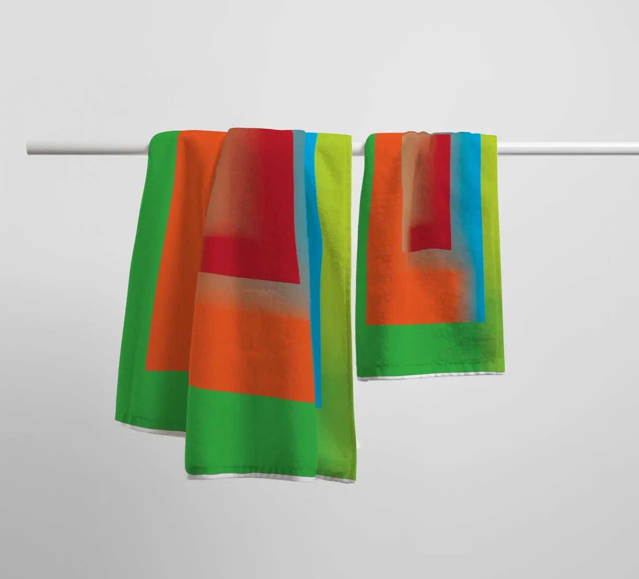 windows rectangle gradiation towel by Plumpz