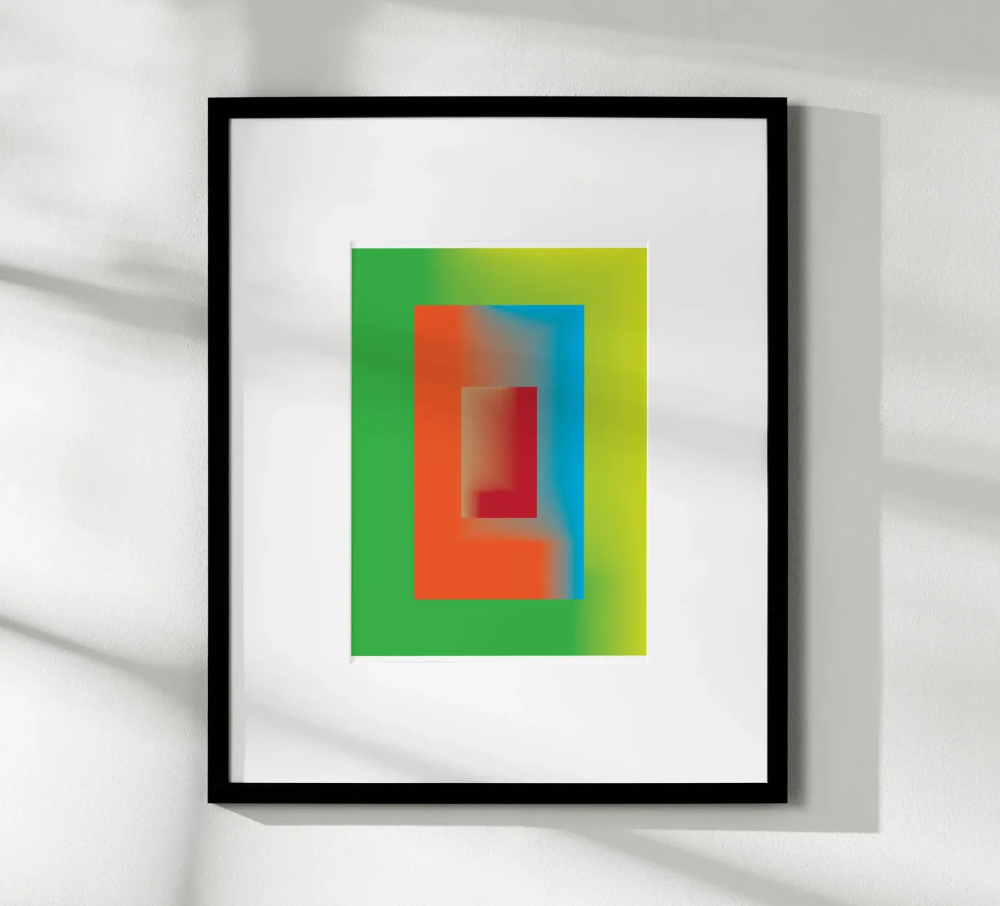windows rectangle gradiation poster by Plumpz