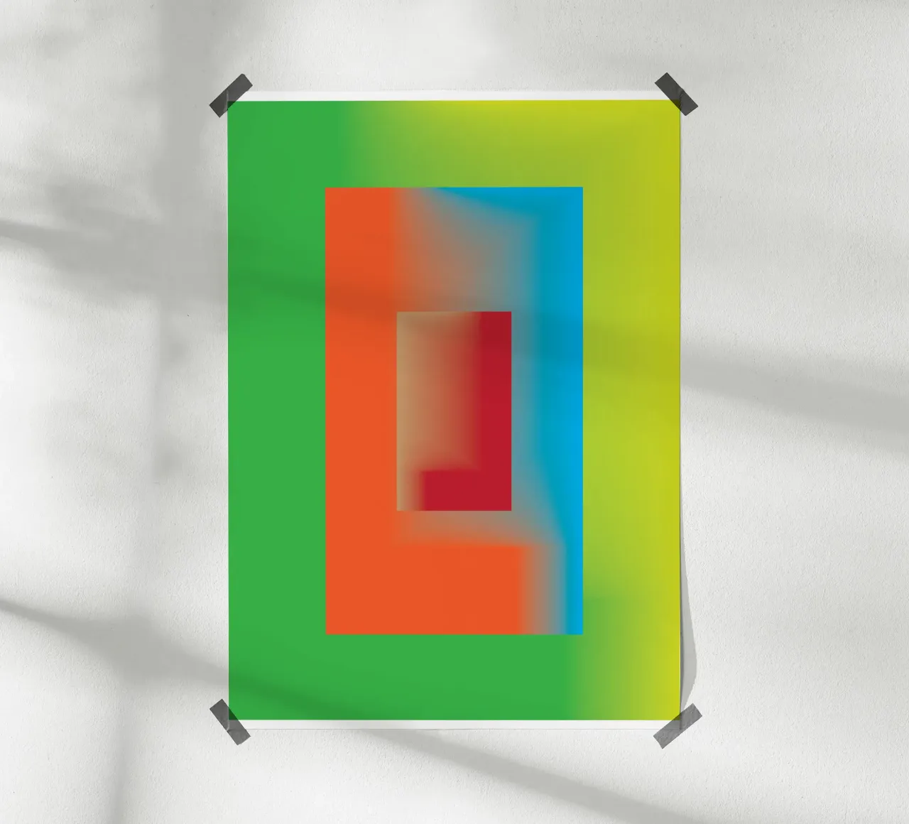 windows rectangle gradiation poster da Plumpz