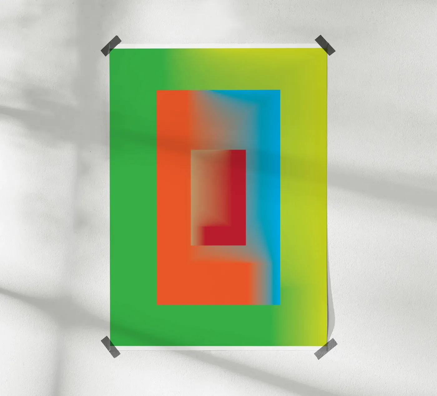 windows rectangle gradiation poster by Plumpz