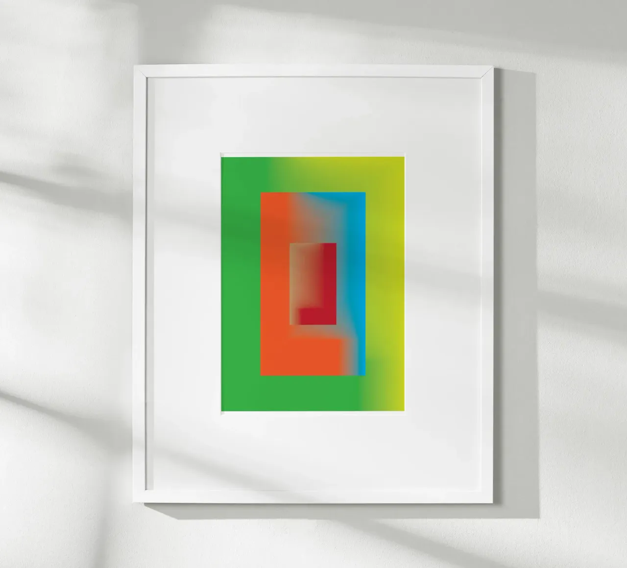 windows rectangle gradiation poster da Plumpz