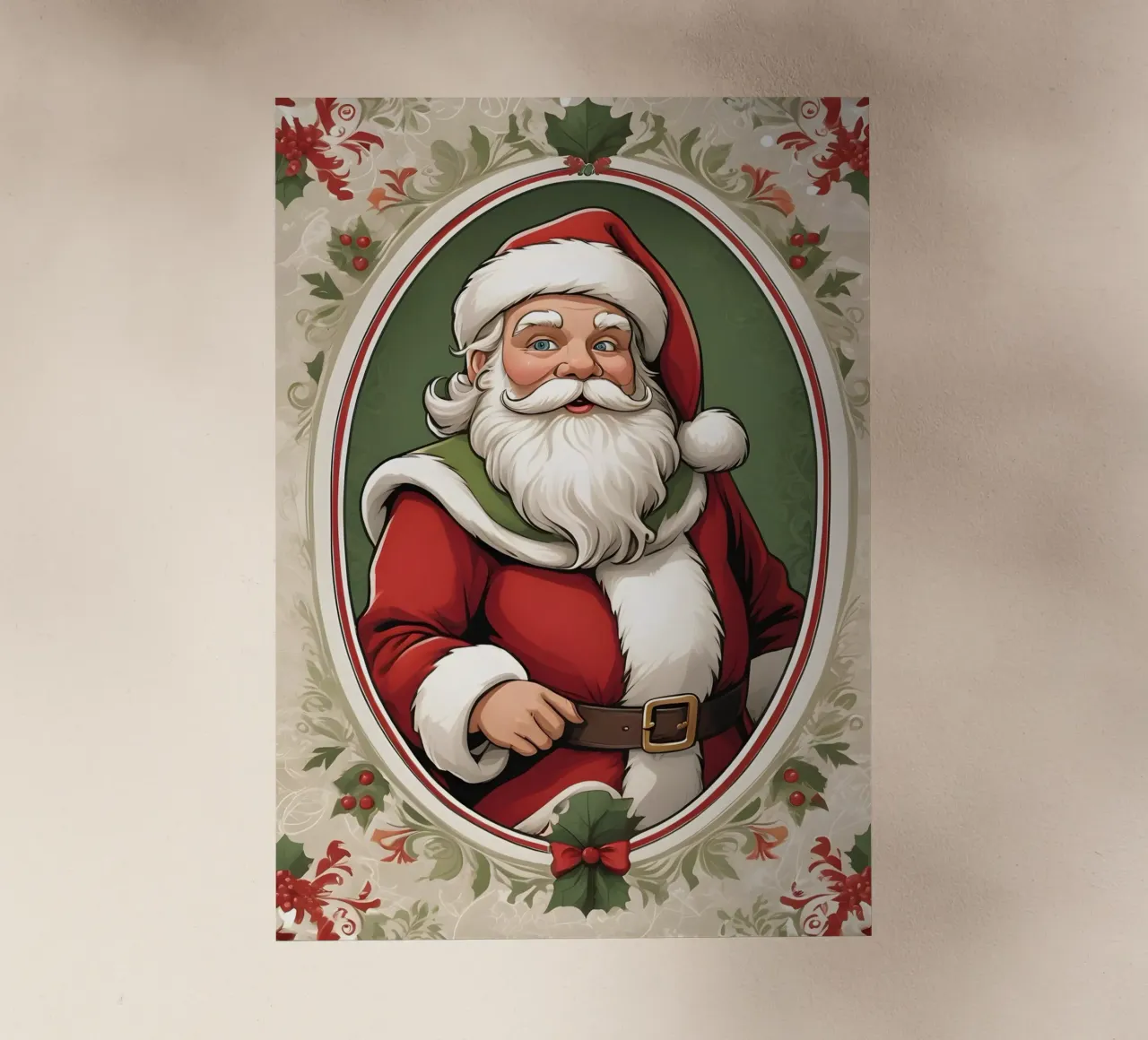 Babbo Natale pellicola backlit da Twinkle & Thread