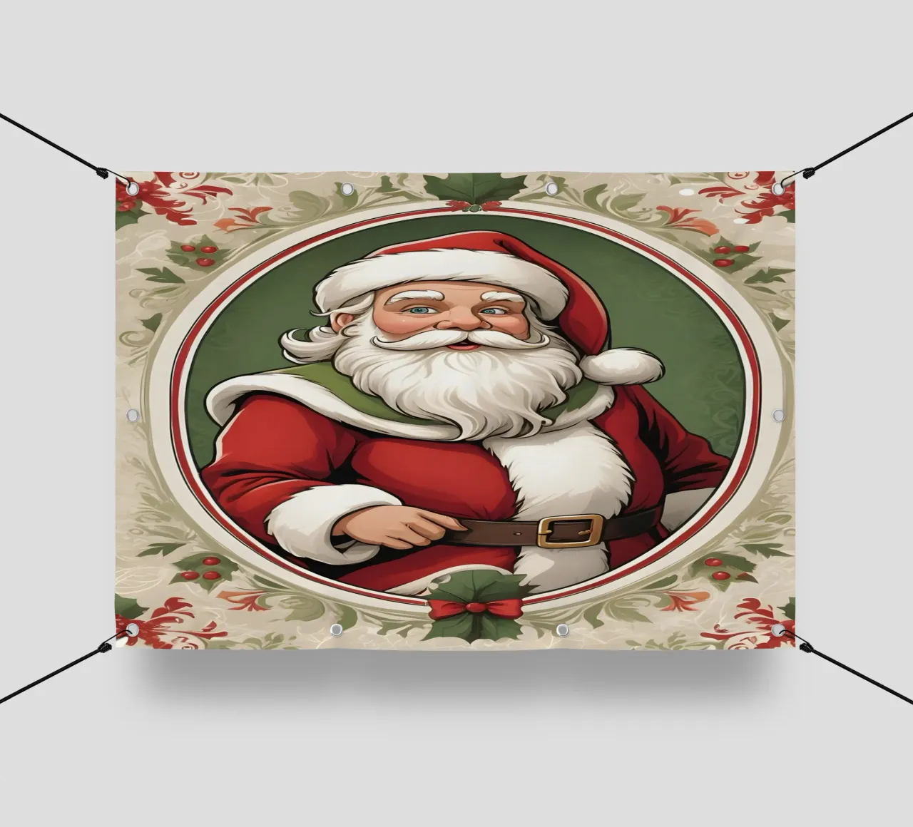 Babbo Natale telo in pvc da Twinkle & Thread
