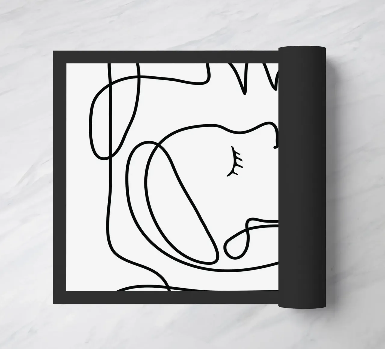 One Line Portrait 1 zerbino da Flow Line