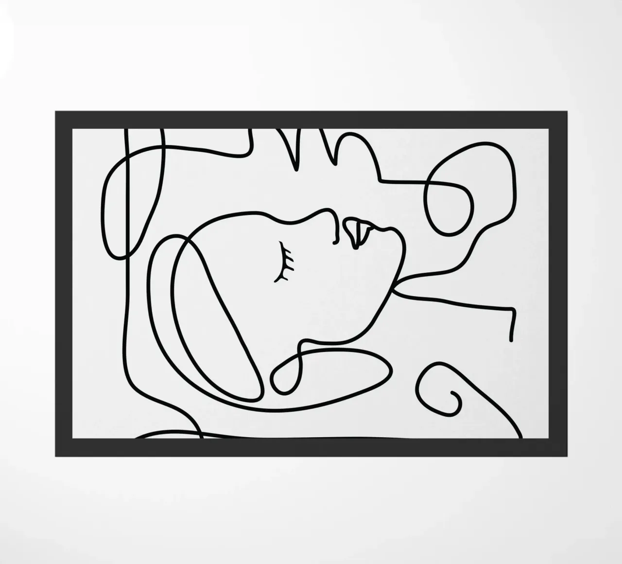 One Line Portrait 1 zerbino da Flow Line