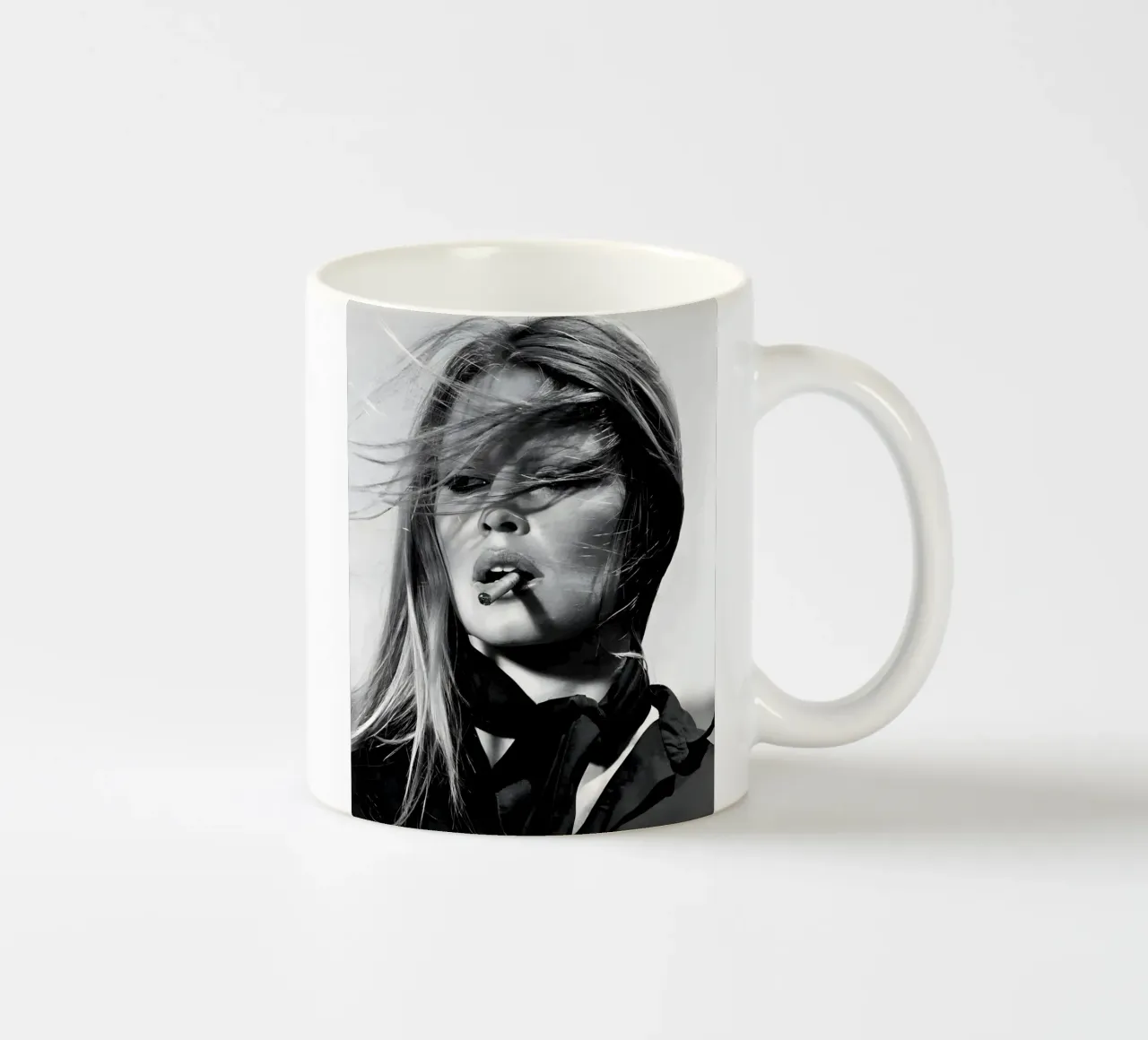 Un momento di fumo tazza in ceramica da vintage singer