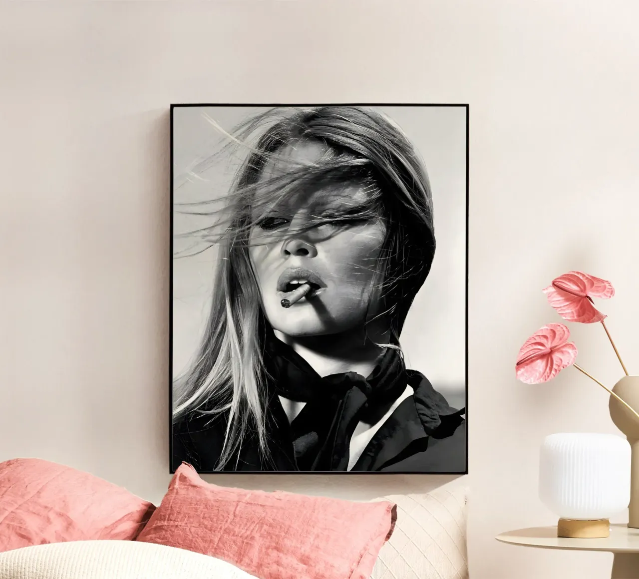 Un momento di fumo plexiglass da vintage singer