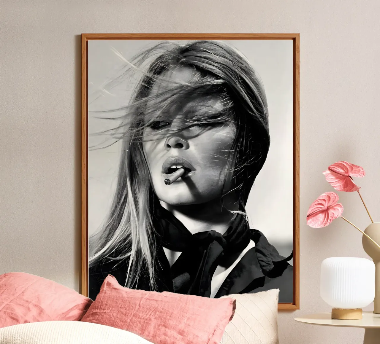Un momento di fumo alluminio dibond da vintage singer