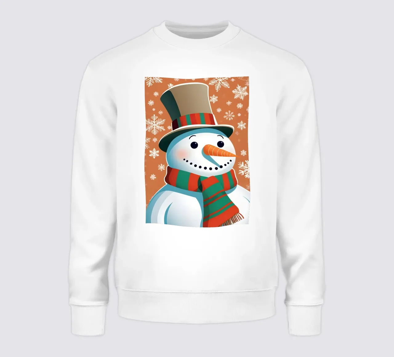 Pupazzo di neve di Natale felpa da Twinkle & Thread