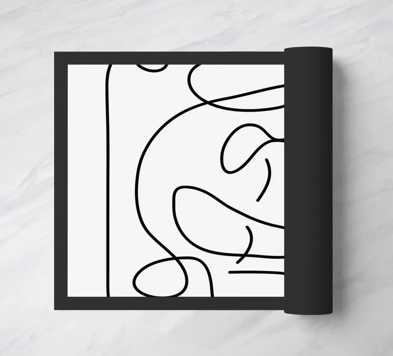 One Line Portrait 2 zerbino da Flow Line