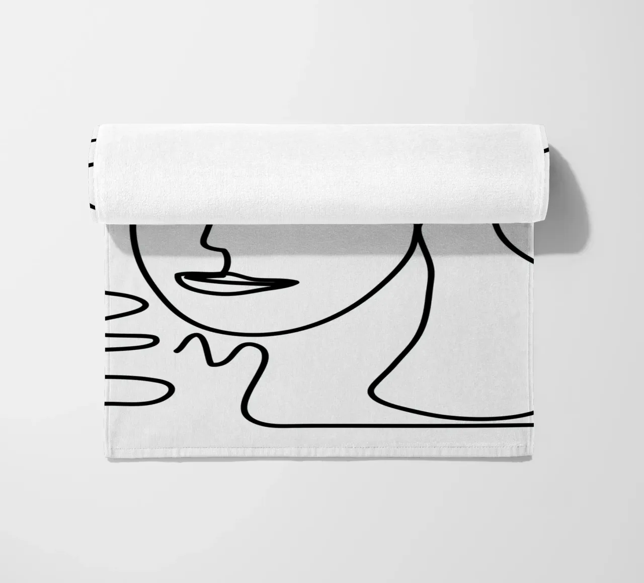 One Line Portrait 2 telo mare da Flow Line