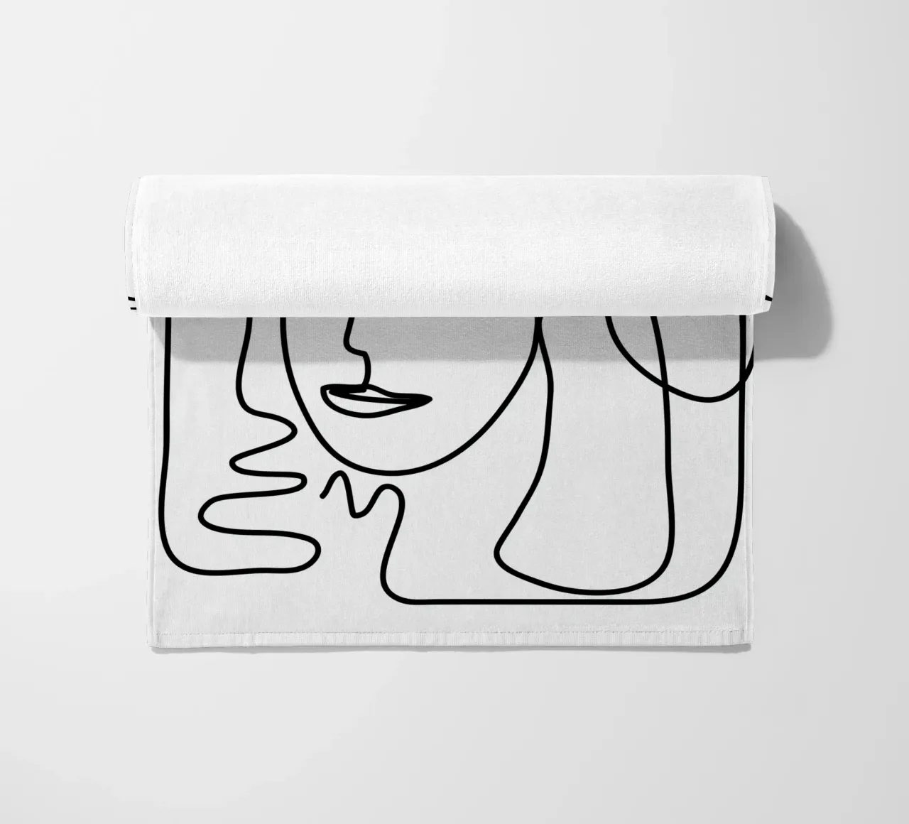 One Line Portrait 2 telo mare da Flow Line