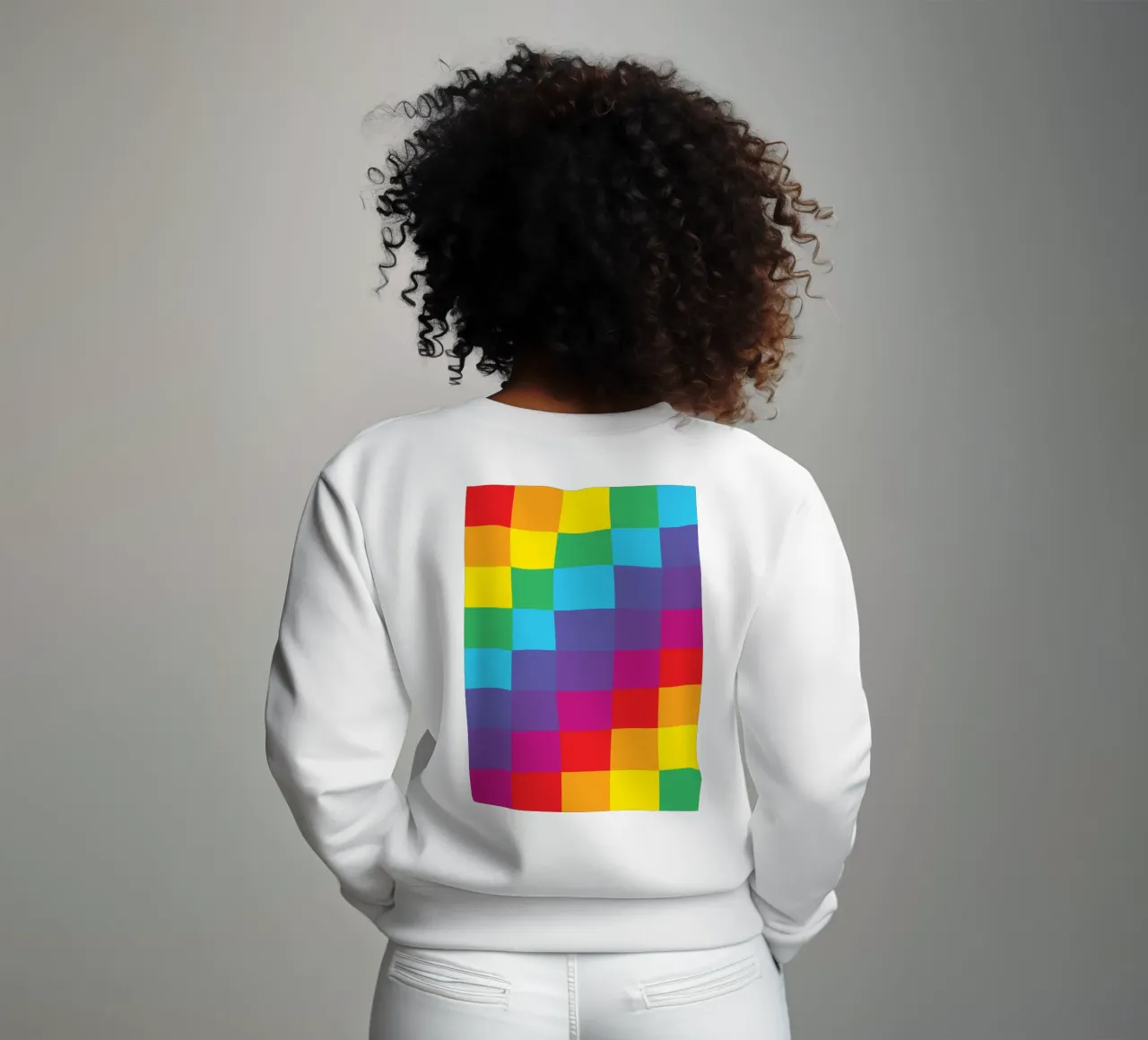 quadrato arcobaleno colore vettoriale felpa da Plumpz