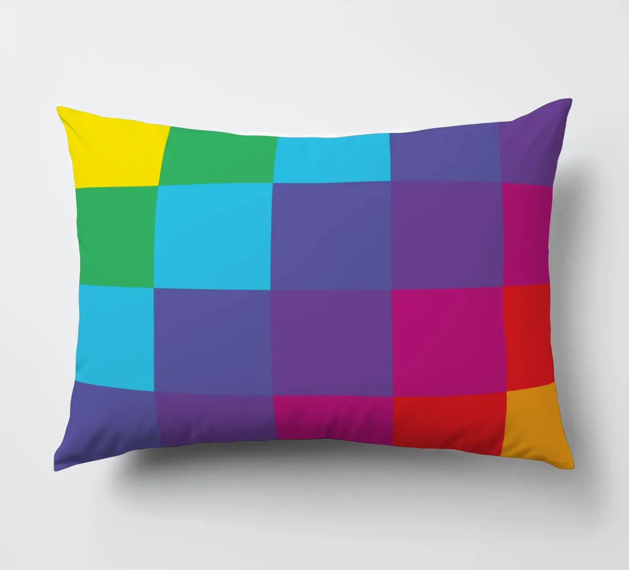 quadrato arcobaleno colore vettoriale cuscino da Plumpz