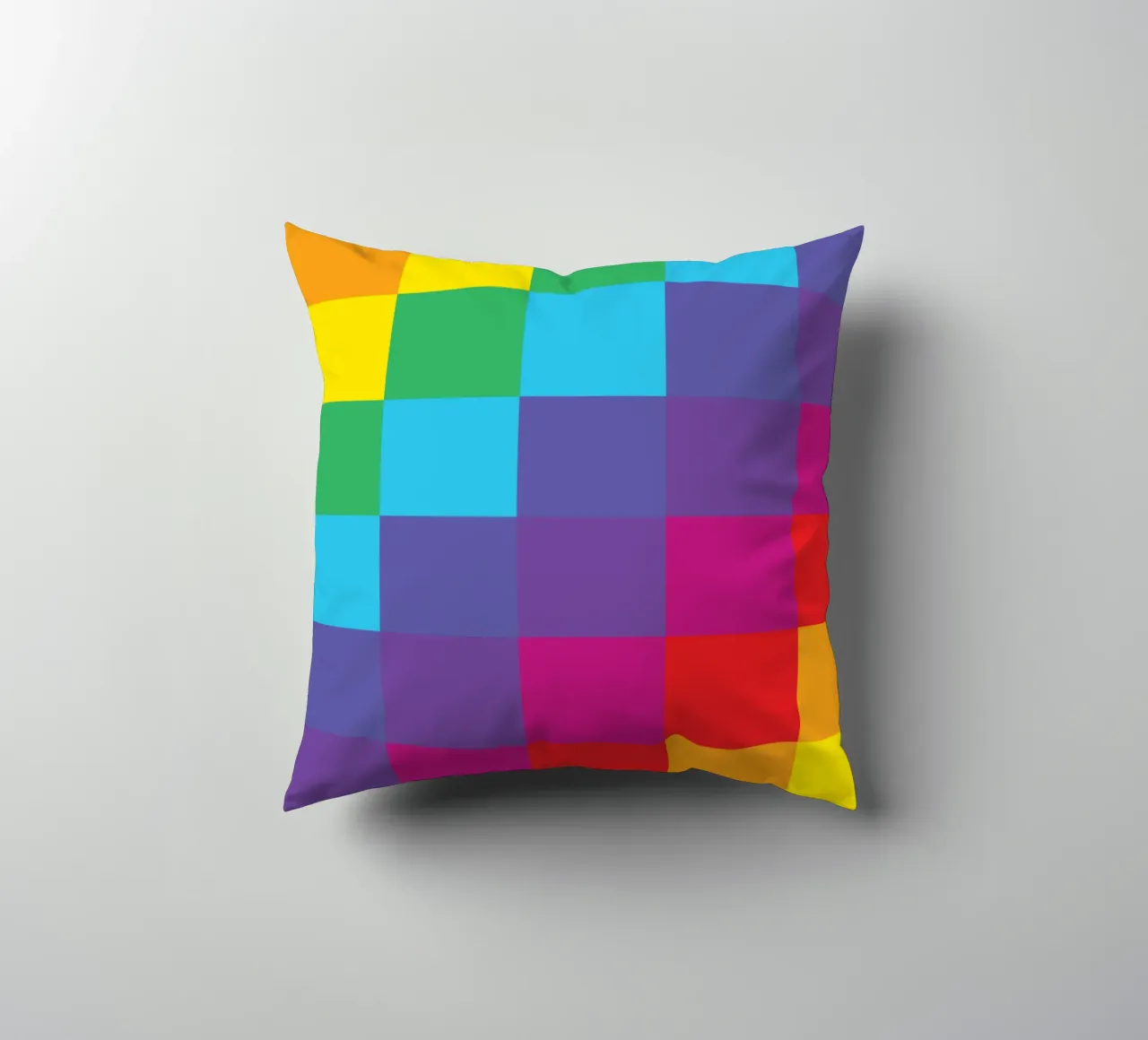 quadrato arcobaleno colore vettoriale cuscino da Plumpz