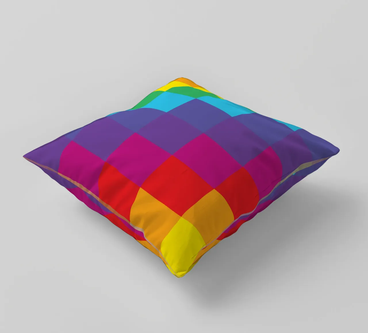 quadrato arcobaleno colore vettoriale cuscino da Plumpz