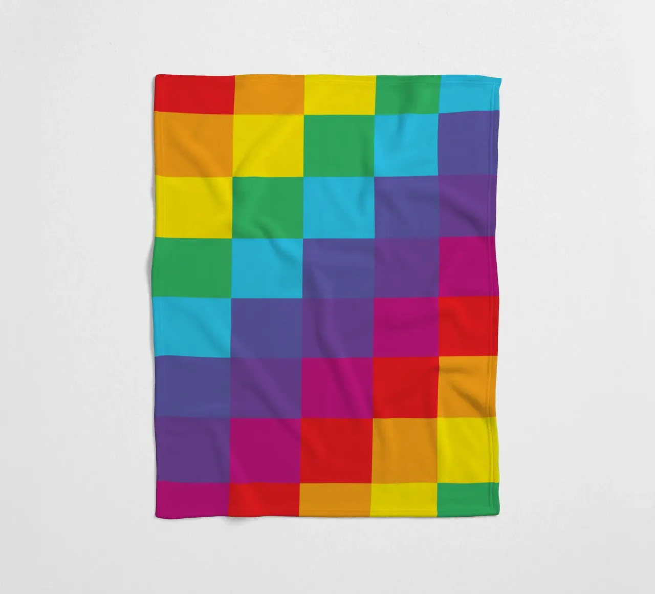 quadrato arcobaleno colore vettoriale coperta in pile da Plumpz