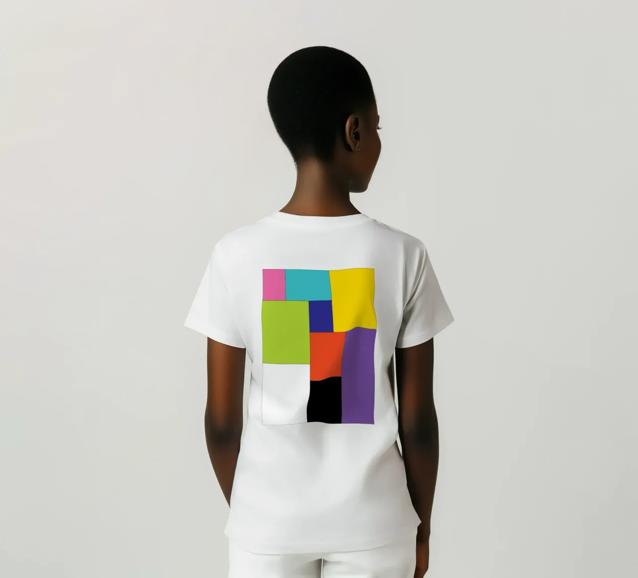 rectangle simple couleur t-shirt de Plumpz