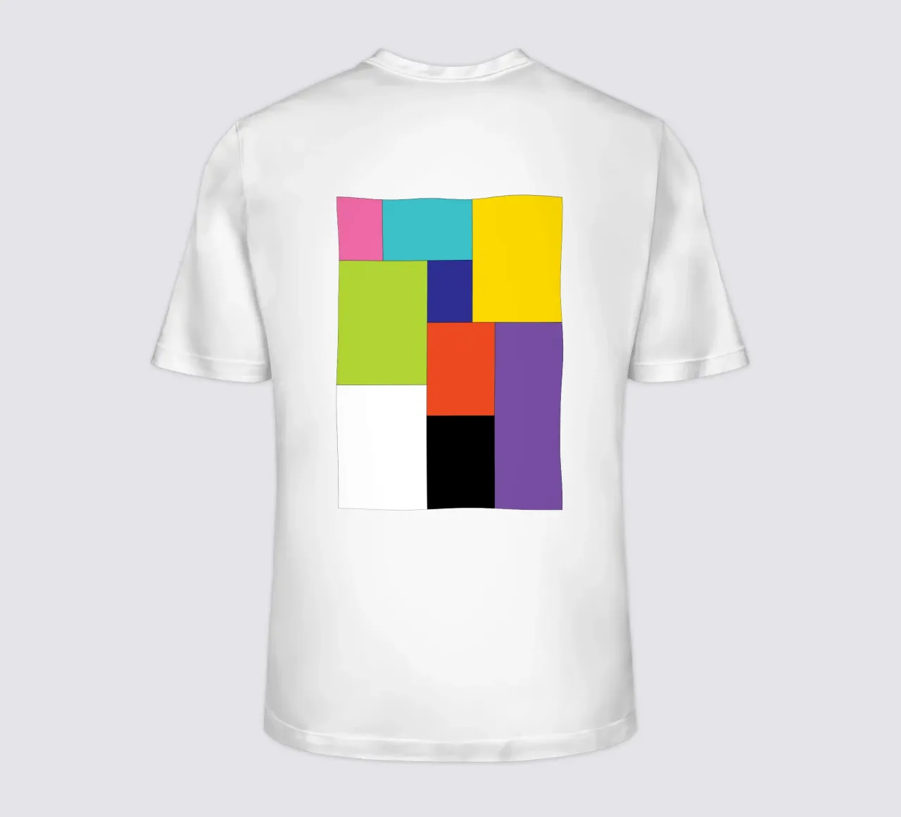 rectangle simple couleur t-shirt de Plumpz