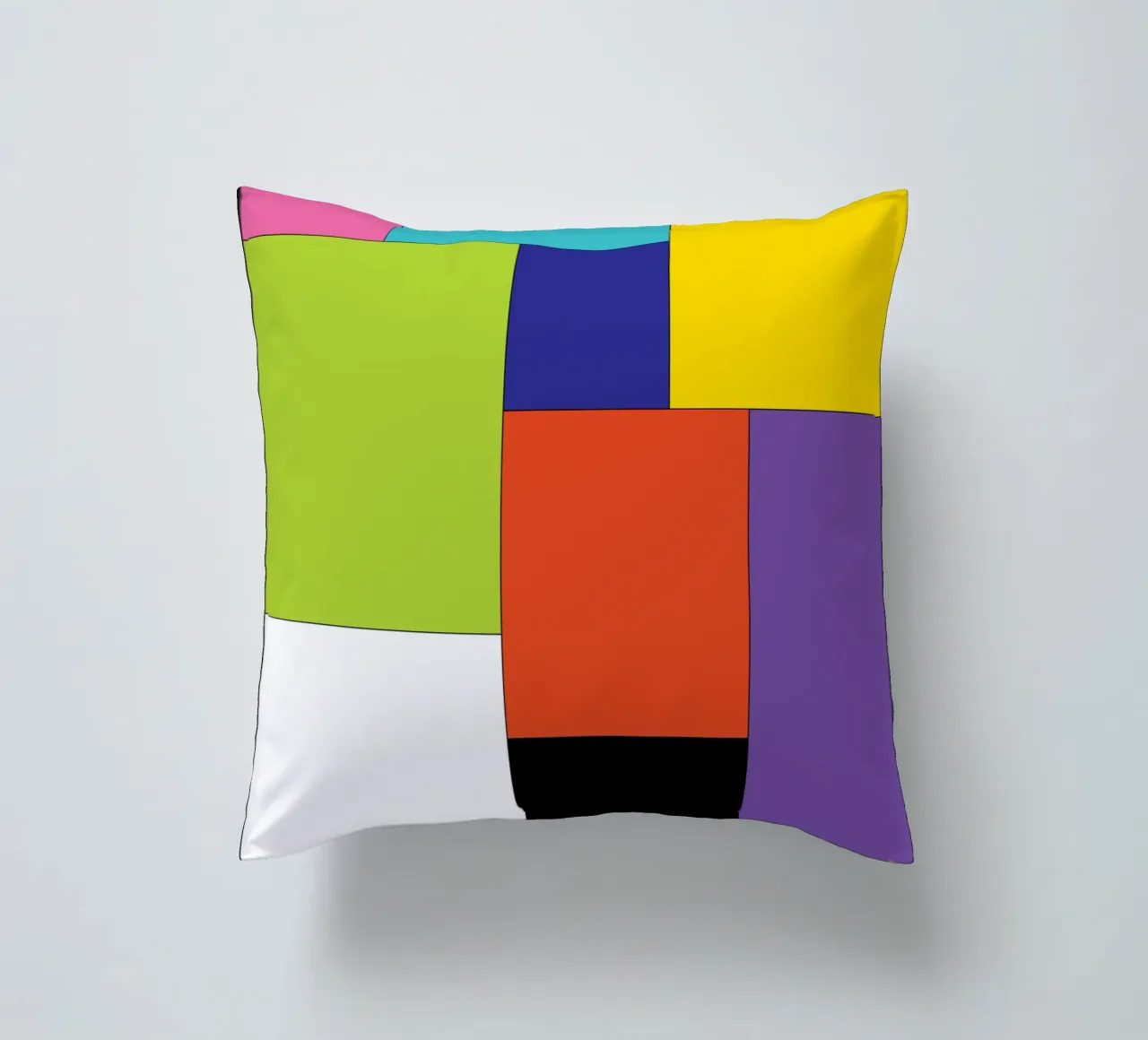 rettangolo colore semplice cuscino da Plumpz