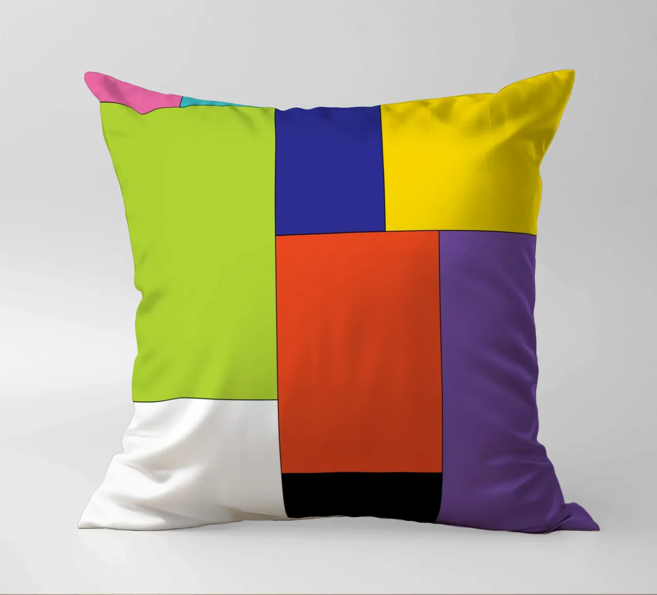 rettangolo colore semplice cuscino da Plumpz