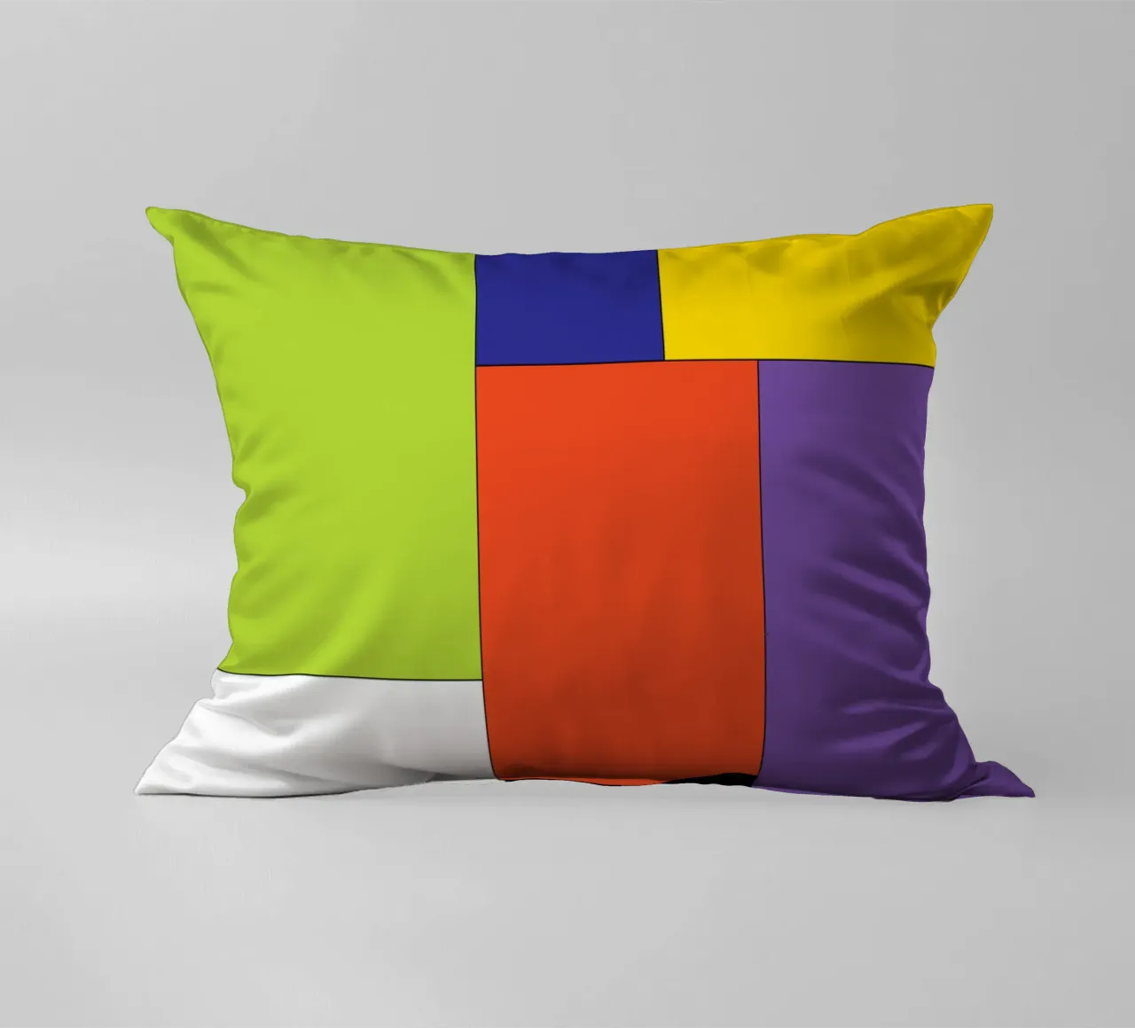 rettangolo colore semplice cuscino da Plumpz