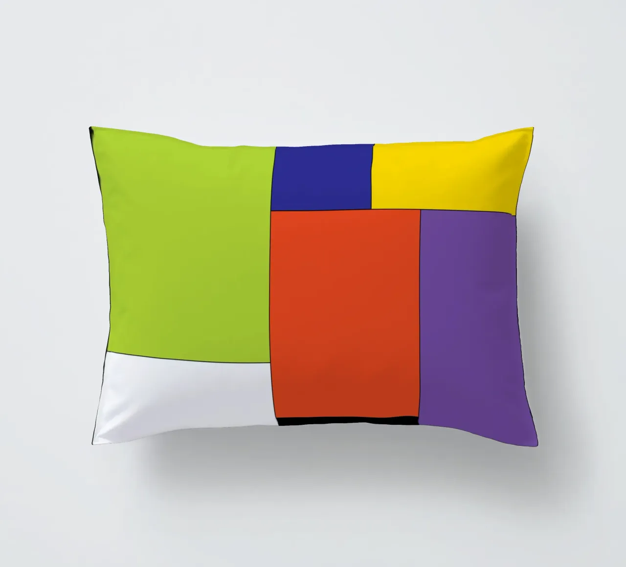 rettangolo colore semplice cuscino da Plumpz