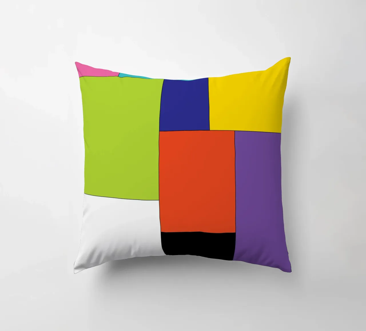 rettangolo colore semplice cuscino da Plumpz
