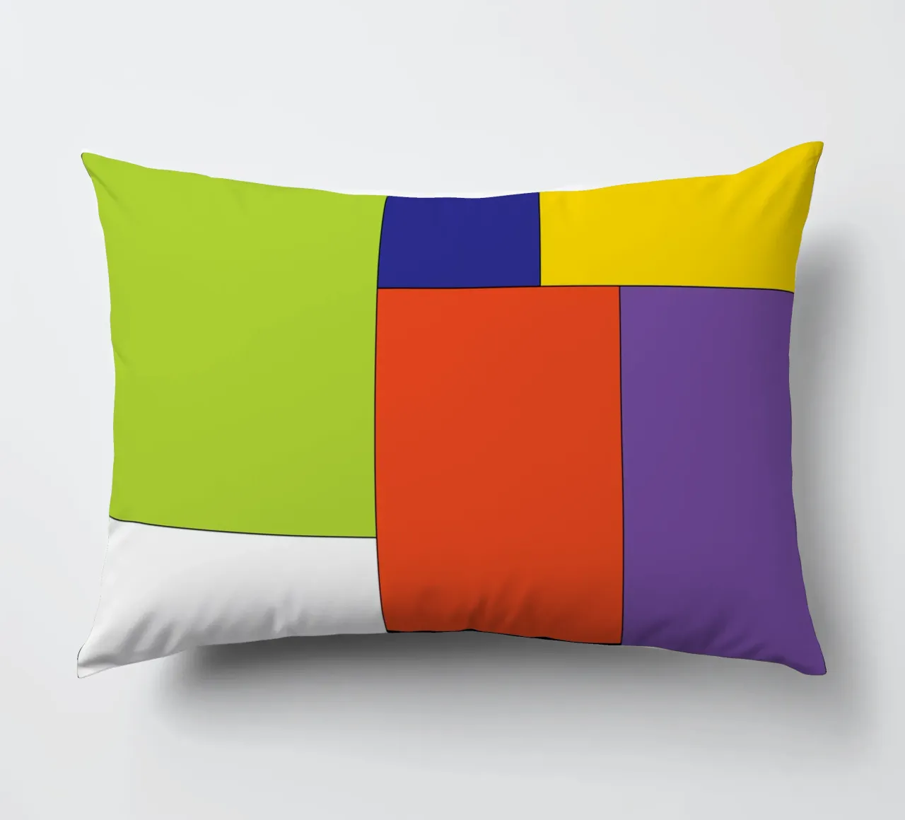 rettangolo colore semplice cuscino da Plumpz
