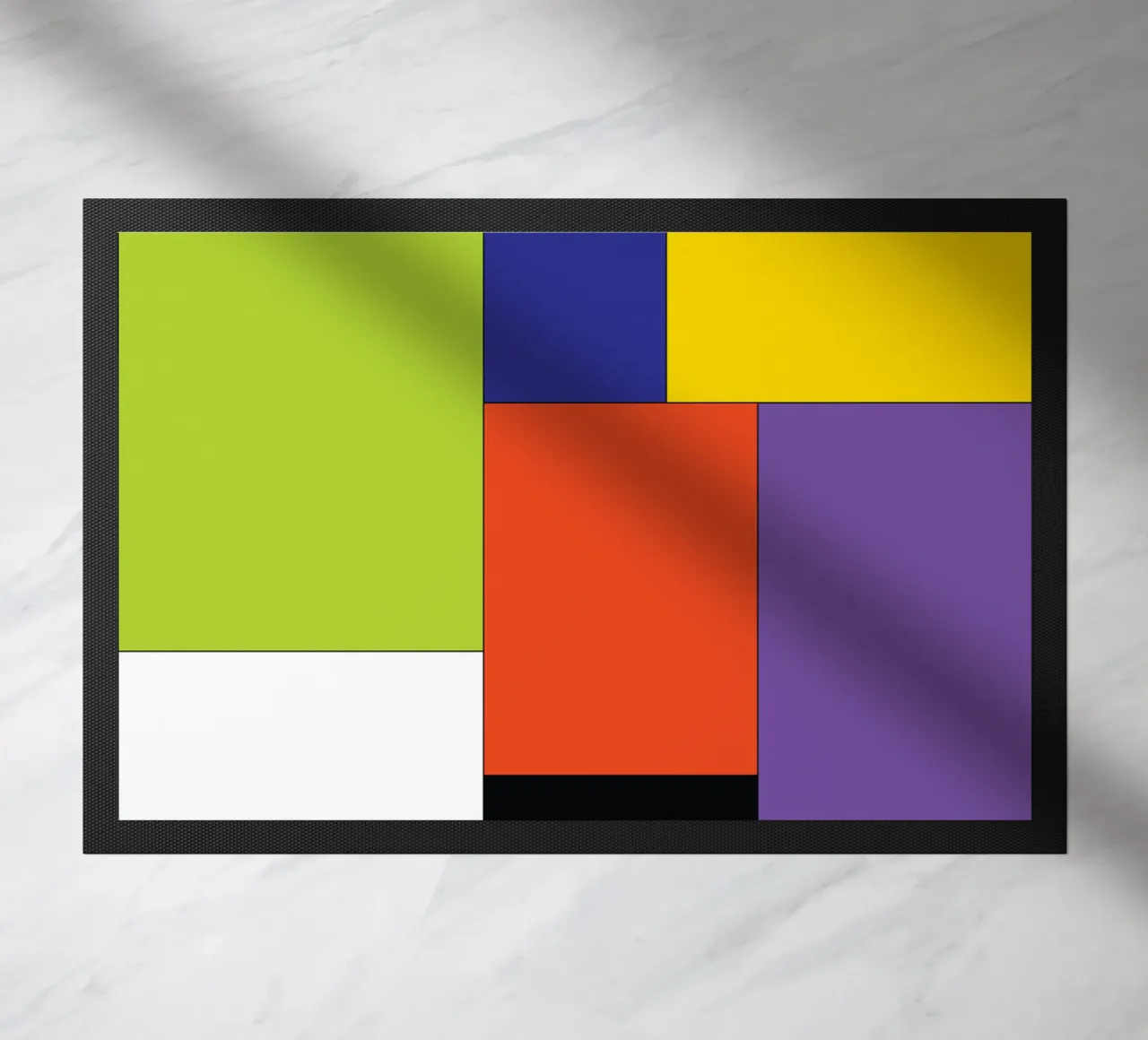 rettangolo colore semplice zerbino da Plumpz