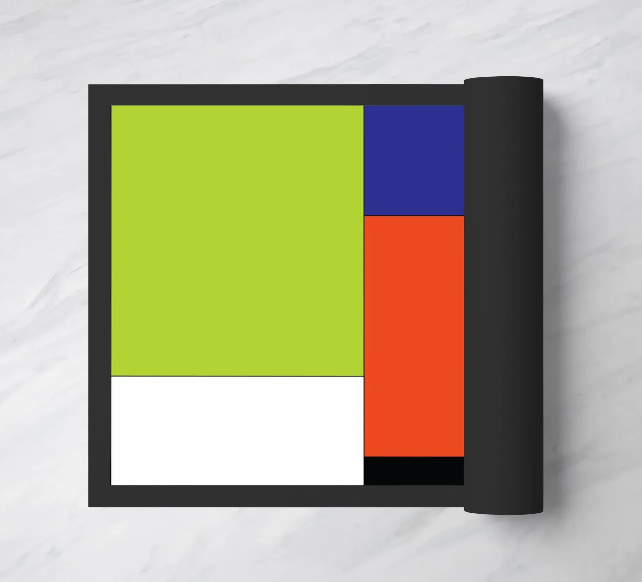 rettangolo colore semplice zerbino da Plumpz