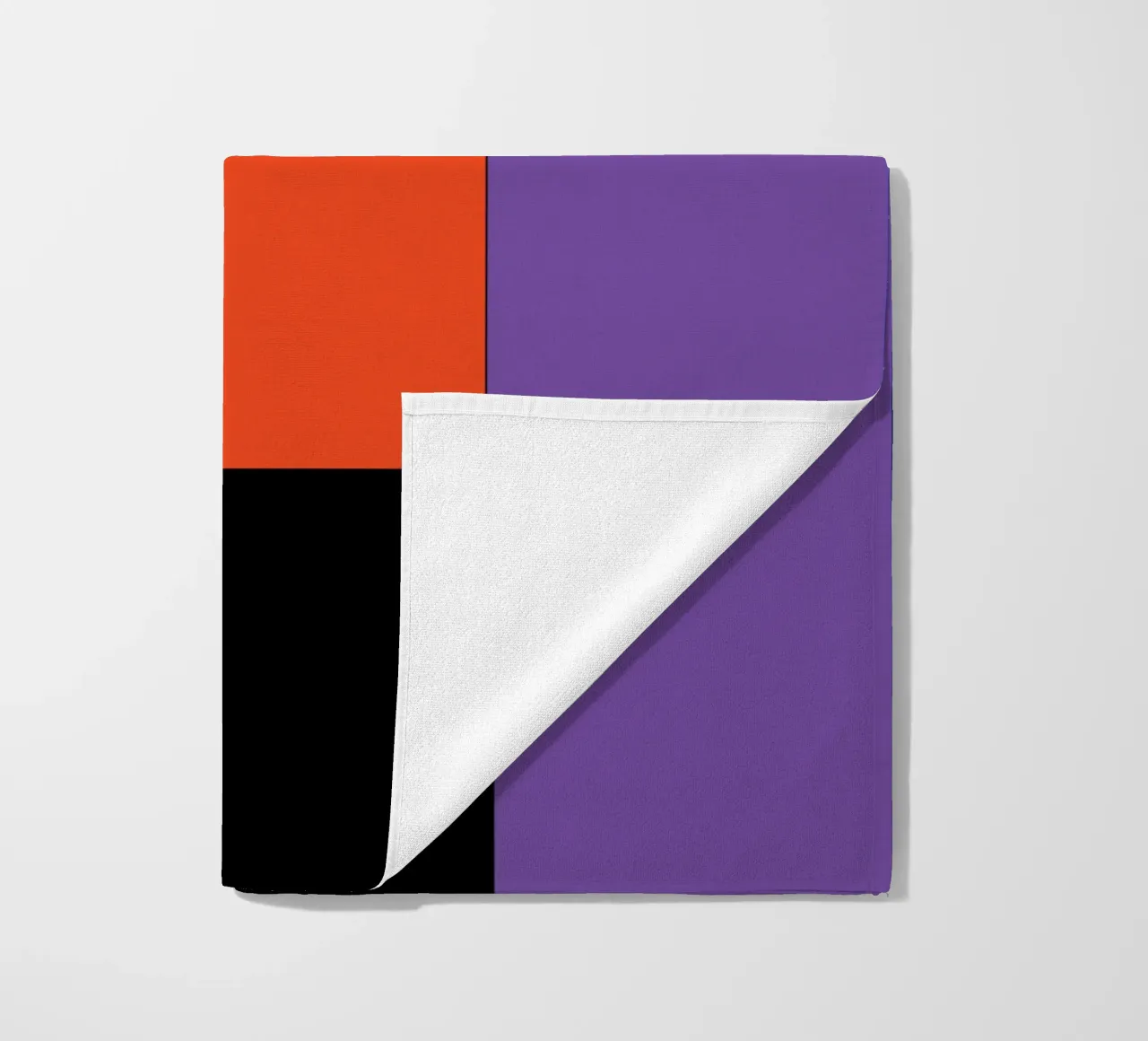 rettangolo colore semplice telo mare da Plumpz