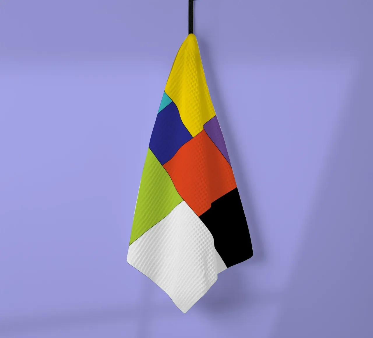 rettangolo colore semplice canovaccio da cucina da Plumpz