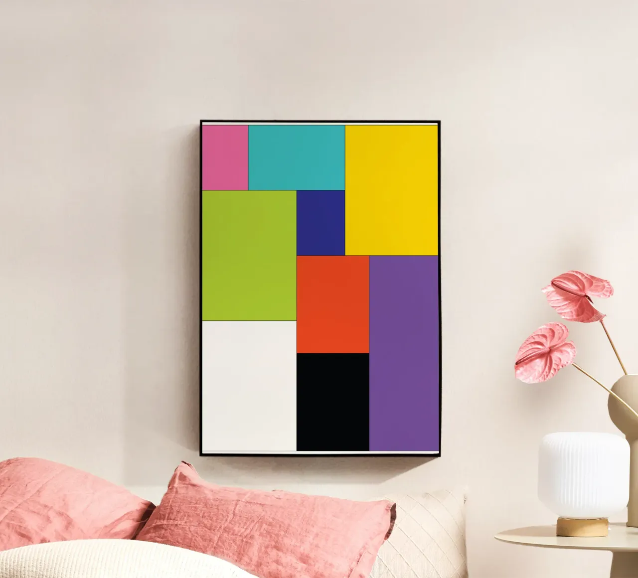 rettangolo colore semplice plexiglass da Plumpz
