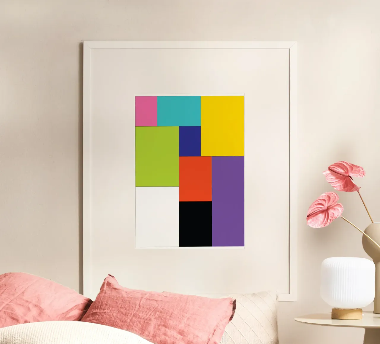 rettangolo colore semplice poster da Plumpz