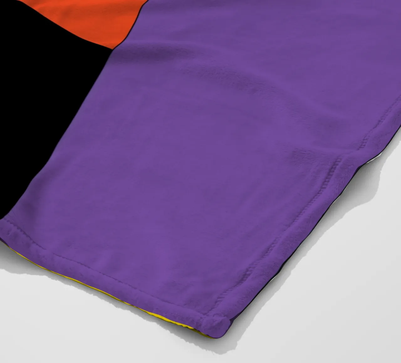 rettangolo colore semplice coperta in pile da Plumpz