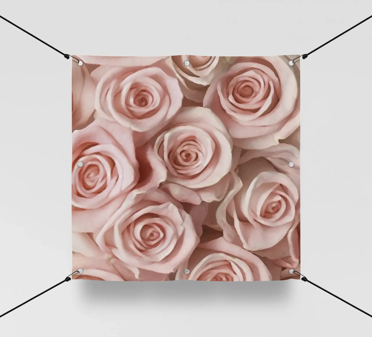 Rose rosa telo in pvc da beamorello