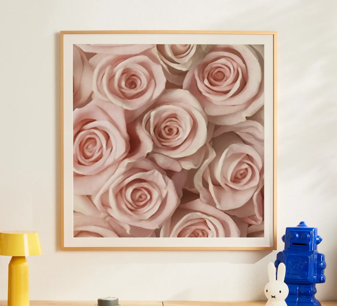 Rose rosa poster da beamorello