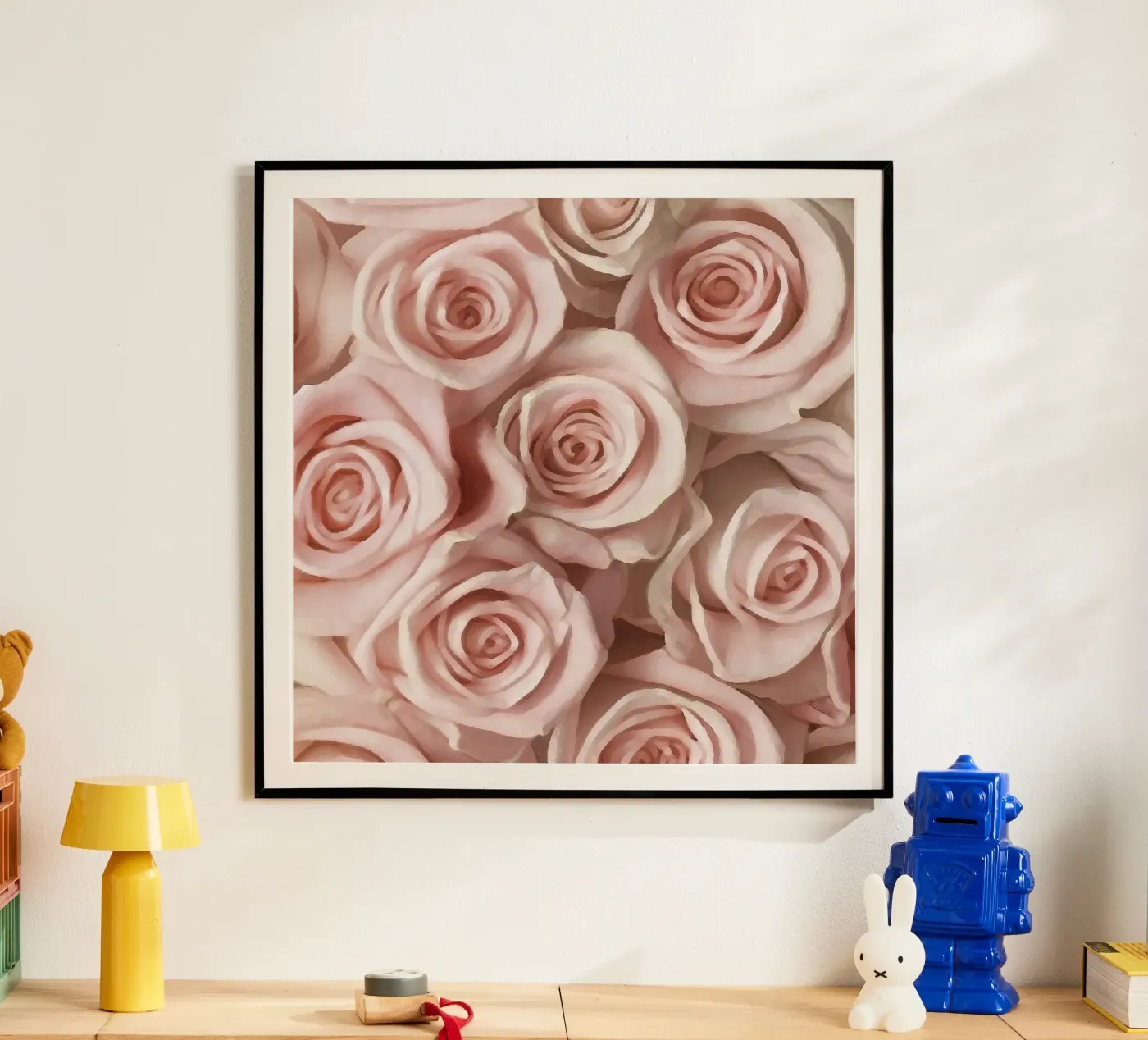 Rose rosa poster da beamorello