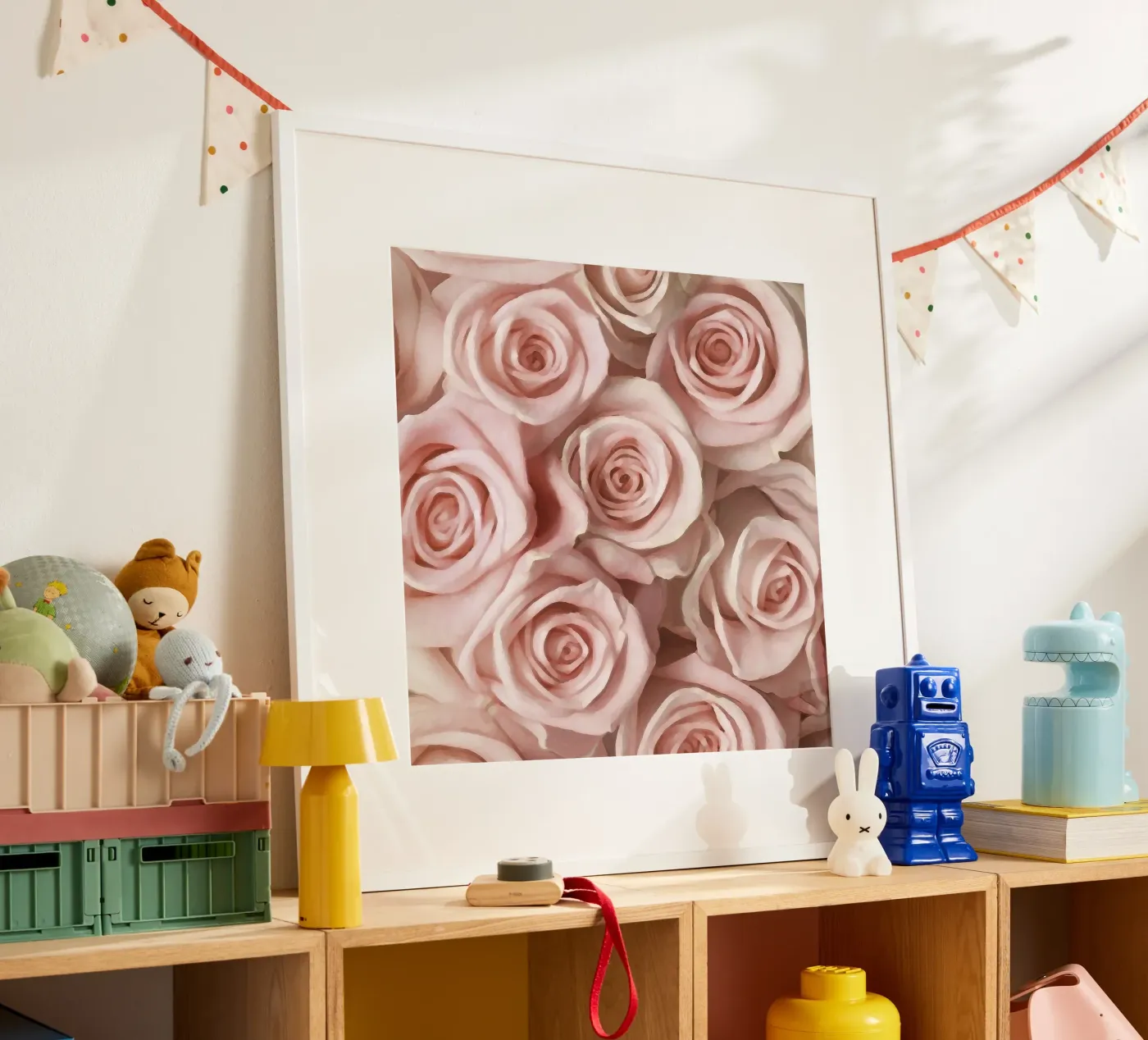 Rose rosa poster da beamorello