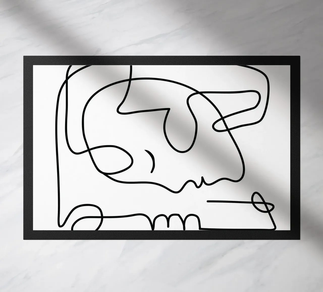 One Line Portrait 3 zerbino da Flow Line