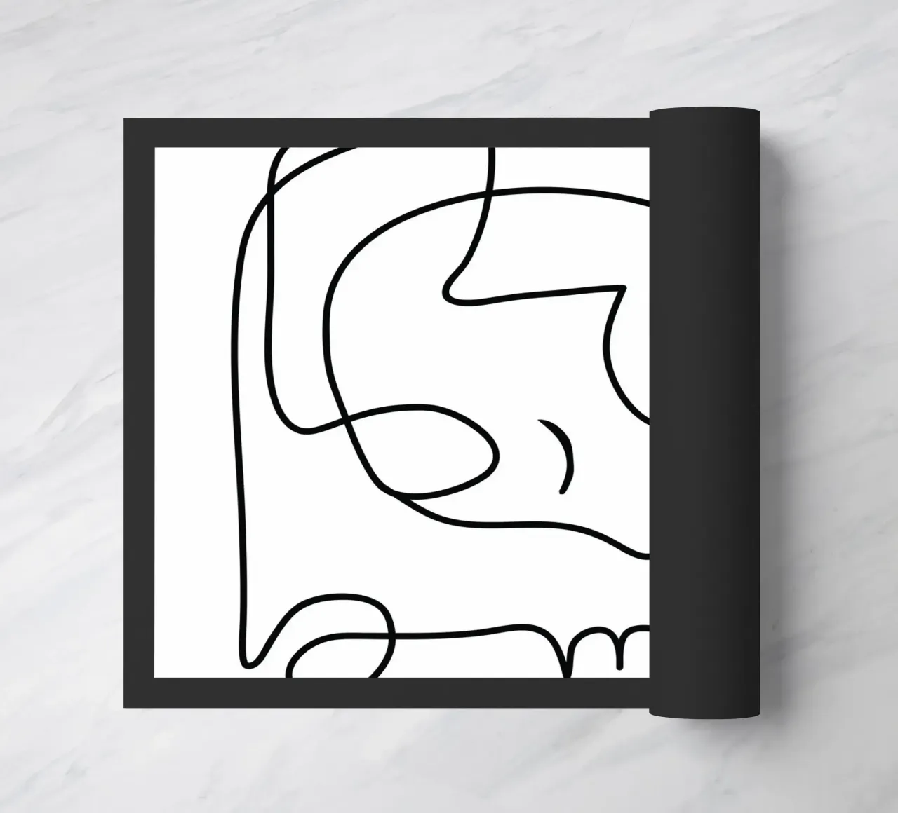 One Line Portrait 3 zerbino da Flow Line