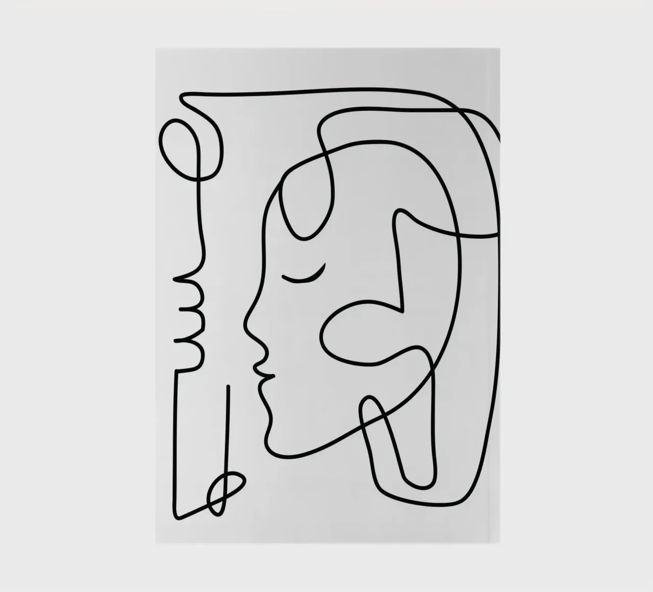 One Line Portrait 3 diario da Flow Line