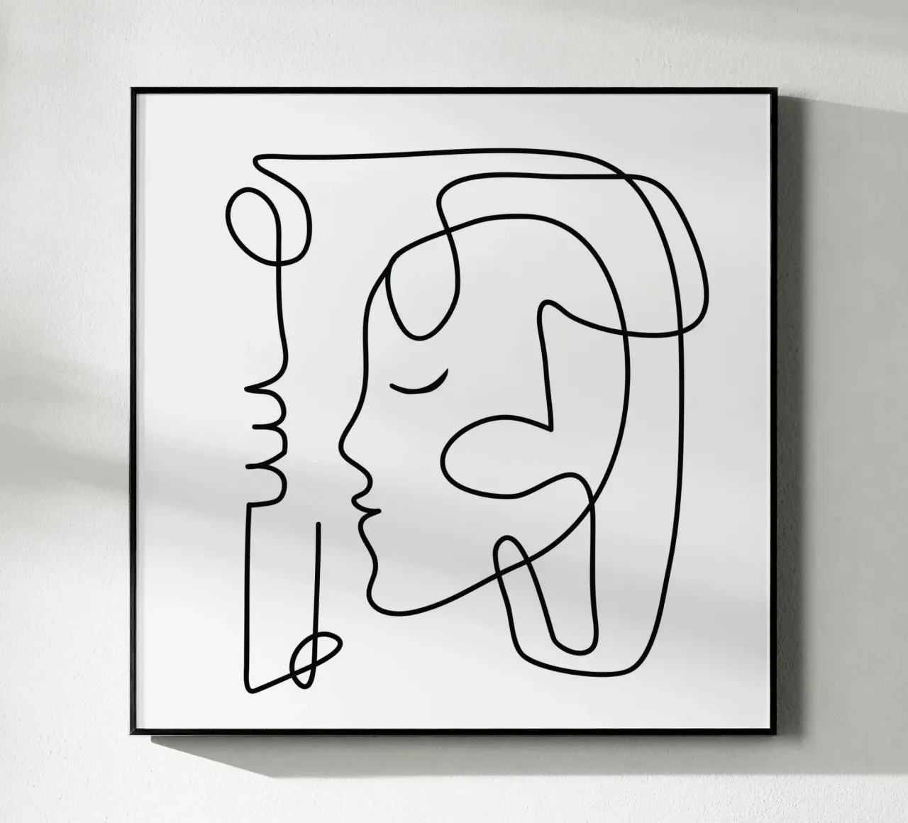 One Line Portrait 3 plexiglass da Flow Line
