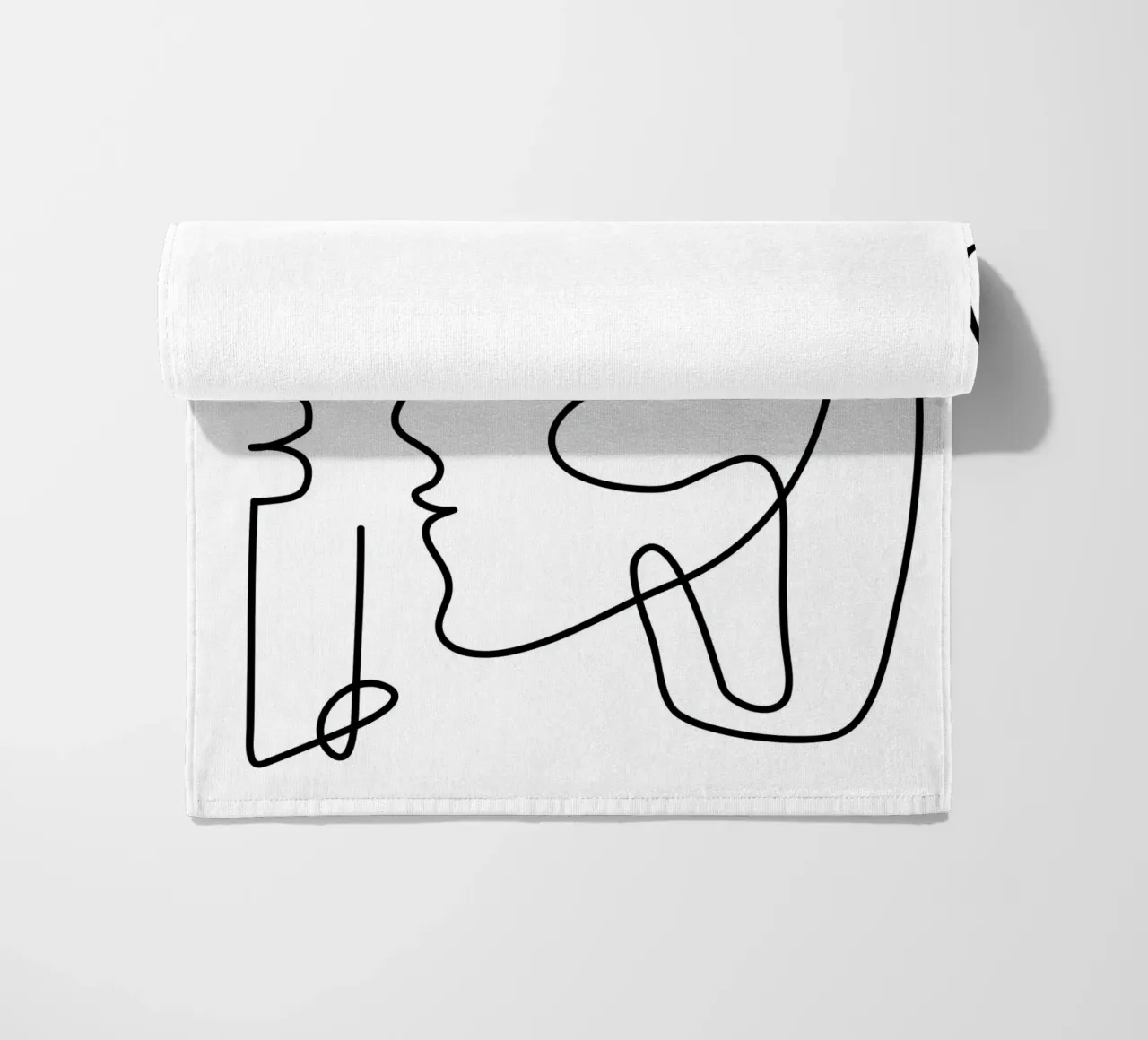 One Line Portrait 3 telo mare da Flow Line
