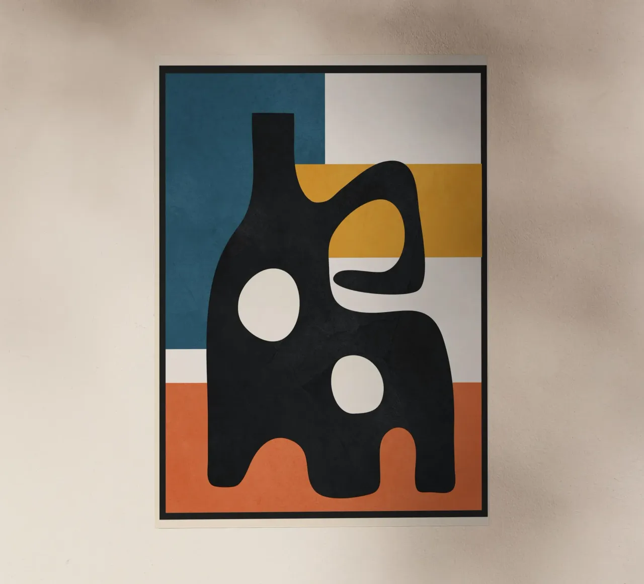 Abstract Art Vase 3 pellicola backlit da Flow Line