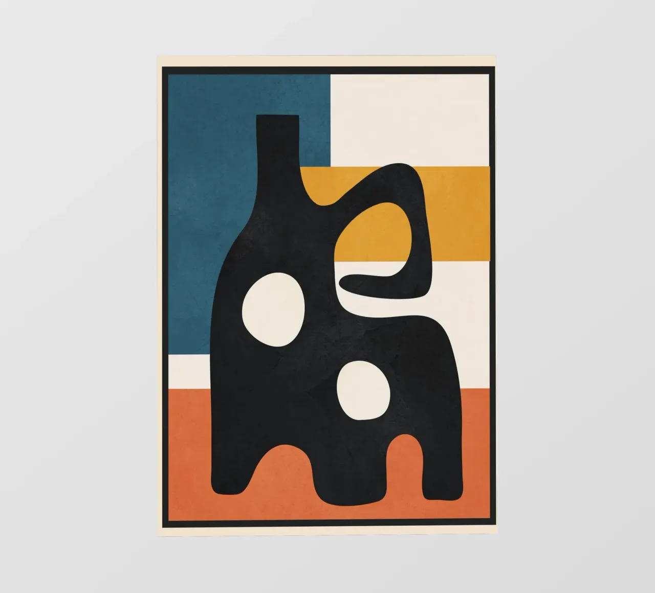 Abstract Art Vase 3 telo in pvc da Flow Line